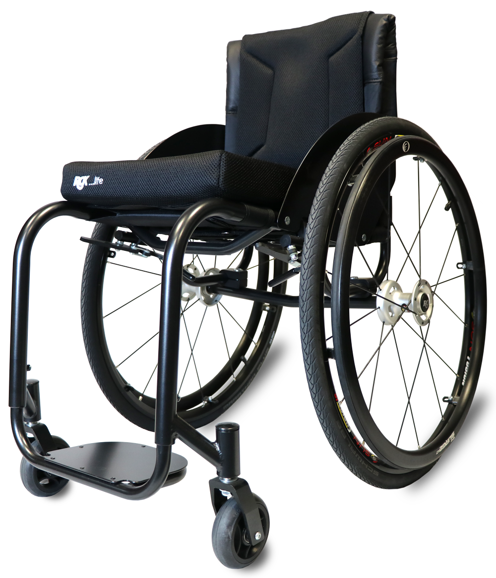 RGK Chrome lightweight wheelchair